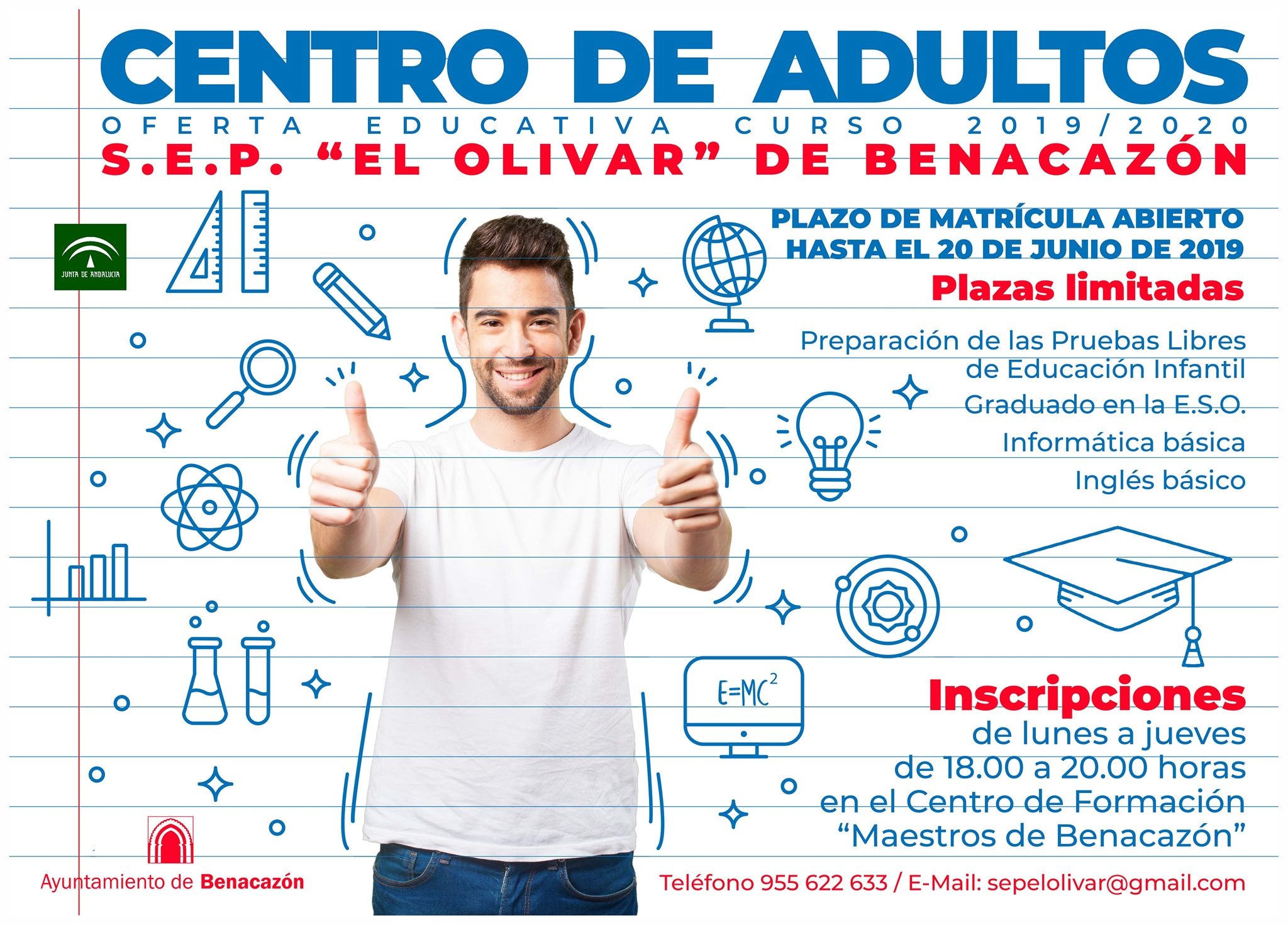 Educación_Escuela Adultos matrícula 2019-20