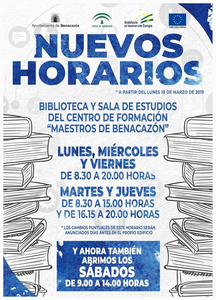 Educación_Horario Biblioteca