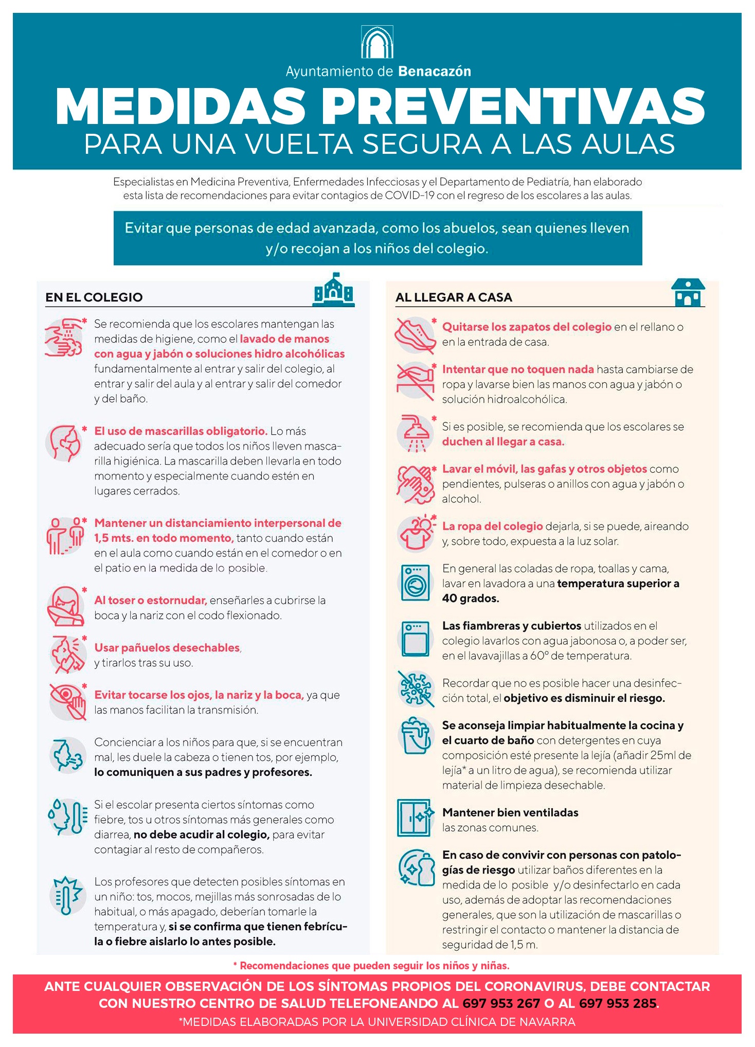 Educación_Medidas Preventivas Aulas