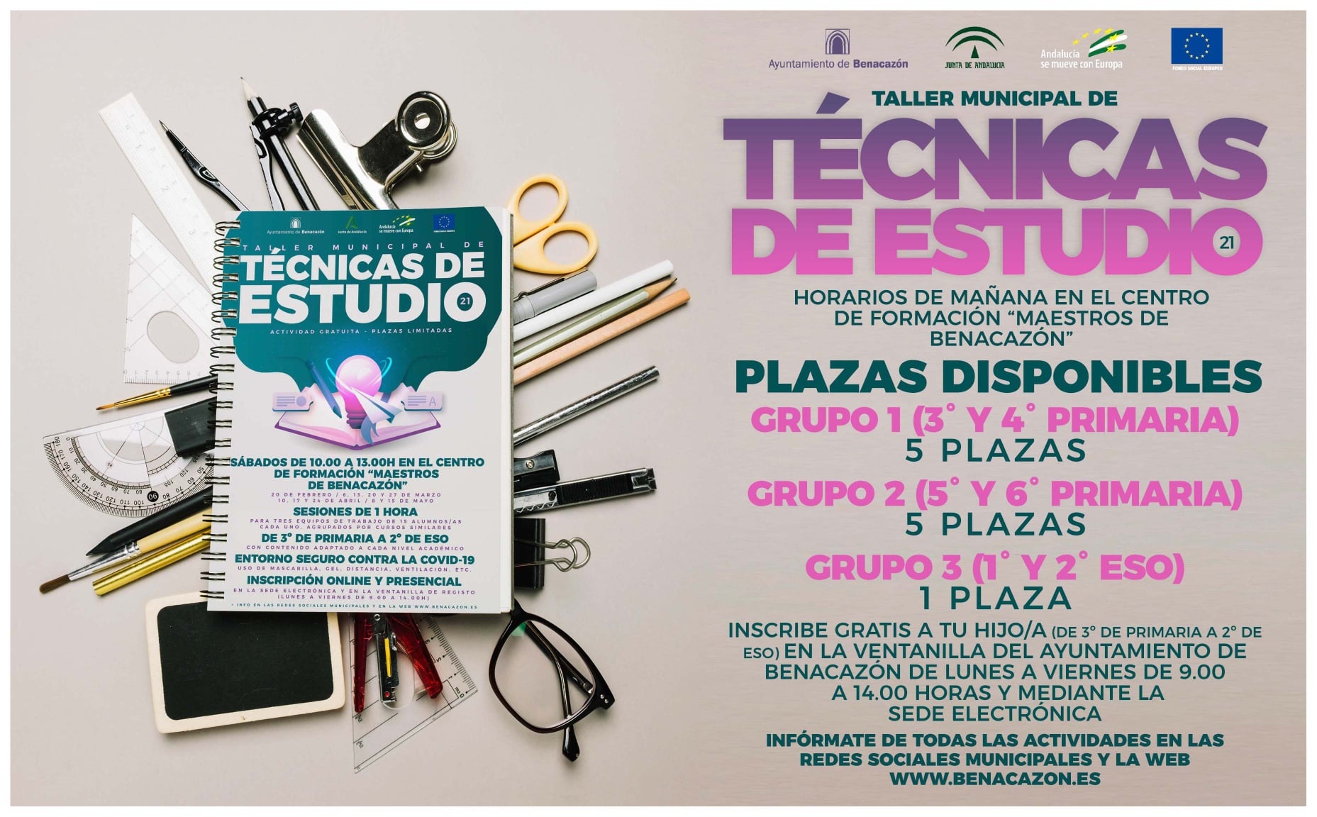 Educación_Taller Técnicas de Estudio