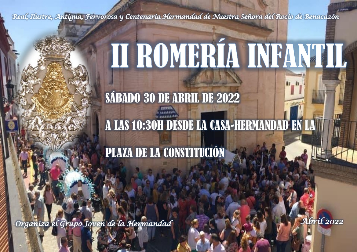 Hdad. Rocío_CARTEL ROMERIA INFANTIL 30.04.2022