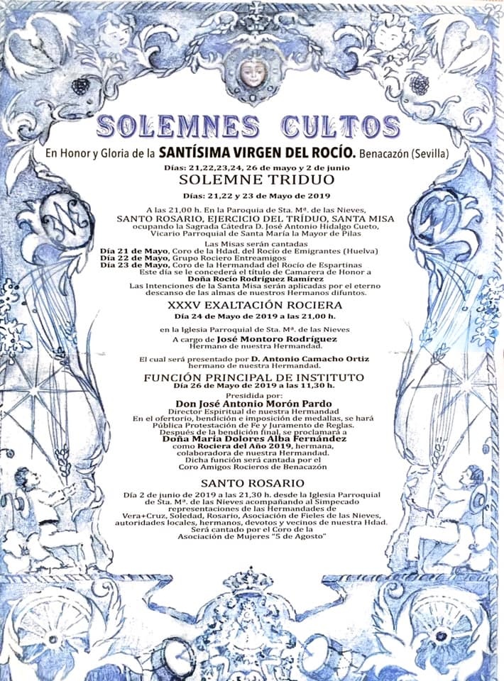 Hdad. Rocío_Cultos 2019