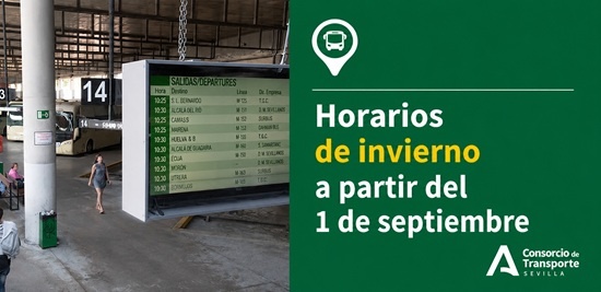Horarios de invierno 2026-27