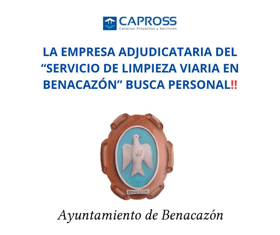 PERFILES DEMANDADOS PARA EL ¿SERVICIO DE LIMPIEZA VIARIA¿