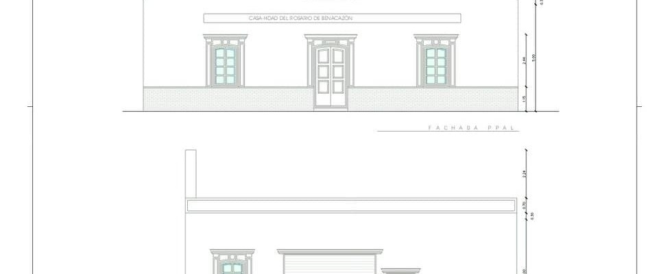 Plano Casa-Hdad Rosario fachada