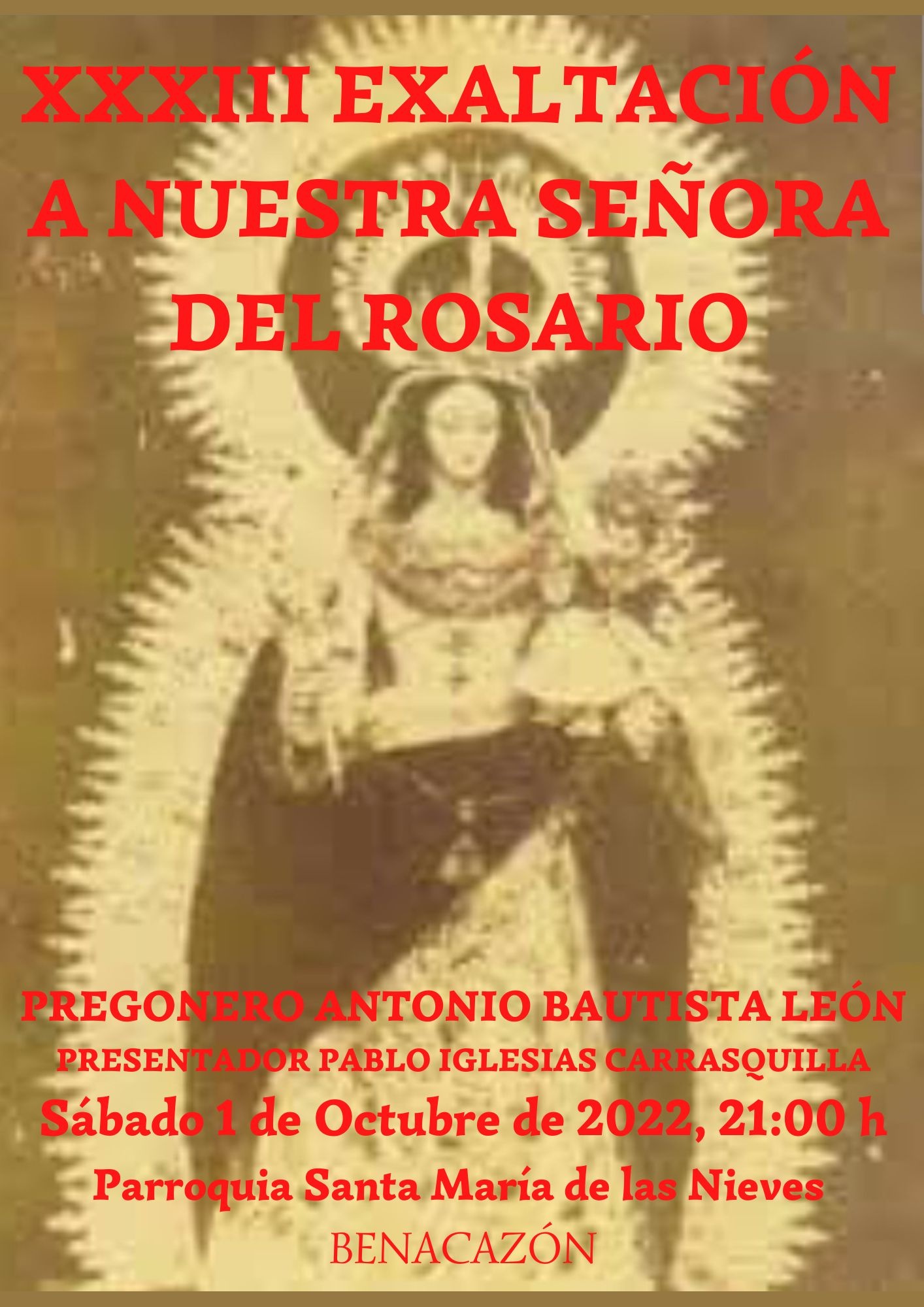 Pregón Rosario 2022