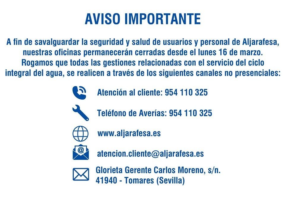 Servicios_Aljarafesa suspensión