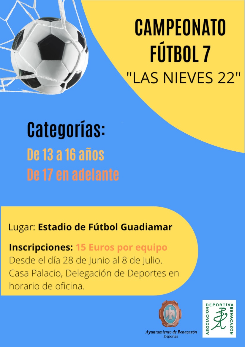 cartel Campeonato Fútbol 7
